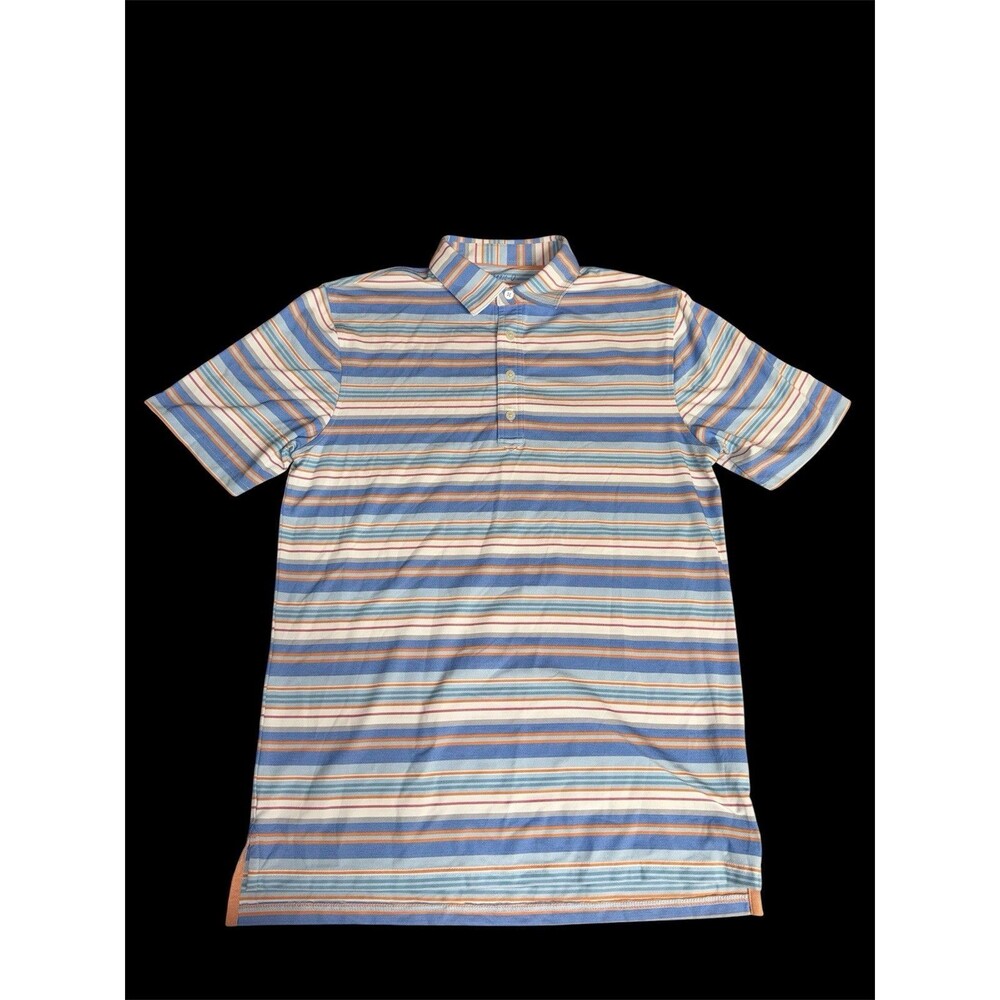 Jonnie-O Multi-Stripe Performance Polo Sz Small